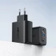 Acefast A17 GaN lādētājs 65W USB-C / USB un HDMI 4K@60Hz adapteris ar kabeli, balts