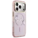 Karl Lagerfeld IML Choupettes Karl Script Logo MagSafe Case for iPhone 17 Pro, Pink