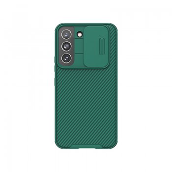 Samsung Galaxy S22 5G (SM-S901) Nillkin CamShield Pro Case Cover with Camera Protection Shield, Dark Green | Telefona Vāciņš Maciņš Apvalks Bamperis