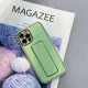Vāciņš iPhone 12 Pro ar atlokāmu statīva kājiņu, zaļš