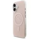 Чехол Karl Lagerfeld для iPhone 17 IML Karl RSG Logo MagSafe, розовый