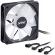 ADATA XPG VENTO R 120 ARGB reversie ventilatori, 120mm, melni, 3 gab.