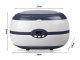 Ultrasonic Cleaning Bath Device Cleaner for Jewelry Glasses Watch Metal Coins, 600ml