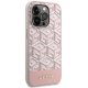 Guess iPhone 14 Pro vāciņš GCube Stripes MagSafe, rozā