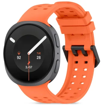 Tech-Protect Silicone Air siksniņa pulkstenim Samsung Galaxy Watch 40/44/46 mm, oranža