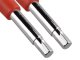 3-Way Bike Allen Wrench 4 5 6 mm Y-Shaped Hex Key, Silver Red