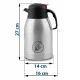 Berdsen BD-780 vakuuma termoss tējai, 2 L
