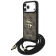 Guess 4G Big Logo Cord Stap Crossbody Phone Case Cover iPhone 17 Pro Max - Brown