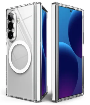 Ringke Fusion Flap Magnetic MagSafe vāciņš Samsung Galaxy Z Fold 8 Ultra, caurspīdīgs