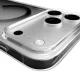 Чехол Puro для iPhone 17 Pro Lite Mag, прозрачный с черным кольцом