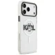 Karl Lagerfeld IML Choupette Sketch Logo MagSafe Vāciņš iPhone 17 Pro, Caurspīdīgs