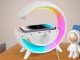 Настольная RGB LED лампа с индукционной зарядкой, Bluetooth колонкой и...