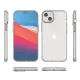 Vāciņš iPhone 14 Plus telefonam Spring Case ar rāmi, melns