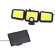 3-in-1 LED Solar Wall Light with Motion and Twilight Sensor
