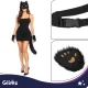 Карнавальный костюм кота и лисы Glimz, 4 предмета, черный