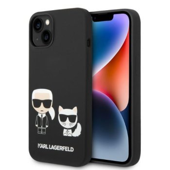 Чехол Karl Lagerfeld KLHMP14MSSKCK Liquid Silicone для iPhone 14 Plus, Черный