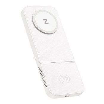 Bezvadu lādētājs, INVZI, MGF7W, 3in1, 15W (balts) | Wireless Charger, (white)