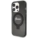 Guess iPhone 13 / 13 Pro Case Ring Stand Script Glitter MagSafe, Black