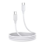 Joyroom USB Type C to USB Type C Data Charging Cable 60W, 1m, White | Провод для Зарядки Передачи Данных
