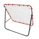Futbola treniņu atsitējs bērniem 125x125 cm, sarkans/melns