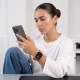 Tech-Protect Silicone Line Strap for Apple Watch (44 / 45 / 46 / 49 mm), Orange
