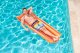 BESTWAY 44013 Piepūšams Vienvietīgs Peldēšanas Ūdens Matracis Oranžs, 183 cm | Inflatable Floating Single...