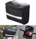 Bike handlebar bag with reflective elements, 3.5L, black