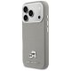 Karl Lagerfeld Karl & Choupette Head Pins Saffiano MagSafe чехол для iPhone 17 Pro Max – серый