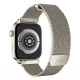 Uniq case Dante strap for Apple Watch 1/2/3/4/5/6/7/8/9/SE/SE2 42/44/45mm Stainless Steel starlight