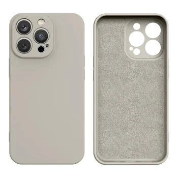 Silicone Case for iPhone 14 Plus, Beige