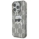 Чехол Karl Lagerfeld для iPhone 16 Pro IML Karl Head Electroplated, черный