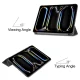 Apple iPad Pro 11\'\' (2024) (A2837 A2925) PU Leather Protective Tri-fold Book Case Cover, Black | Чехол...