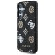 Guess 4G Printed Colored Peony Pattern MagSafe Case for Samsung Galaxy S25, Black