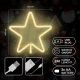Forever Light FLNE22 LED Neona Zvaigzne, Silti Balta