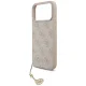 Чехол Guess для iPhone 17 Pro Max 4G Charms Collection MagSafe, розовый
