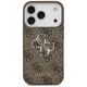 Чехол Guess 4G Big 4G Classic Logo для iPhone 17 Pro коричневый / серебристый