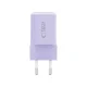 Tech-Protect NCM33 PD 33W QC3.0 USB-C / USB-A tīkla lādētājs, violetas krāsas