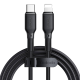 Mcdodo CH-1544 GaN Wall Charger 67W USB + 2x Type C + Charging Data Cable ( Type C to iPhone Apple Lightning ), Black |...