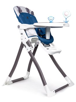 ECOTOYS Reindeer Foldable High Chair for Babies with Adjustable Tray and Footrest