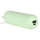 Складной мини USB-вентилятор с функцией повербанка, зеленый
