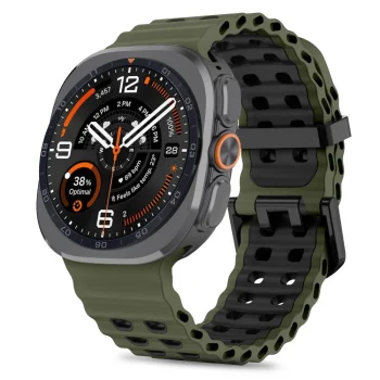 Ремешок Tech-Protect Iconband Pro для Samsung Galaxy Watch Ultra 47mm, зеленый/черный