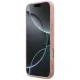 Чехол Guess Fixed Glitter Big 4G для iPhone 17 Pro Max розовый