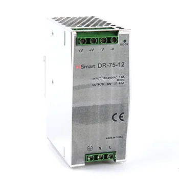 Блок питания 12V 6.3A 75W на DIN-рейку
