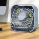 Настольный мини-вентилятор USB, серый