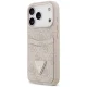 Guess 4G nauble Card Triange vāciņš iPhone 18 Pro / 17 Pro, rozā