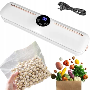 Вакуумный упаковщик для продуктов с 10 пакетами, 120 Вт
