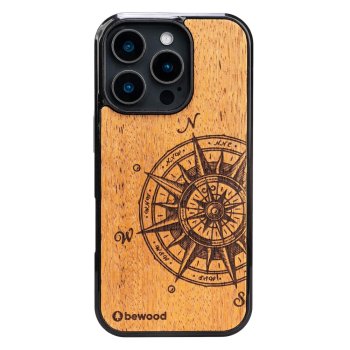 Bewood koka futrālis iPhone 16 Pro TRAVELER MERBAU | Wooden Case for