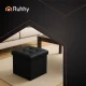 Складной пуф с ящиком Ruhhy, 38x38x38 см, черный