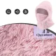 Лыжная балаклава Qunature Arctic Velvet, размер M, розовая