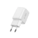 Tech-Protect NCA100W-GaN 100W tīkla lādētājs (3 pieslēgvietas), balts